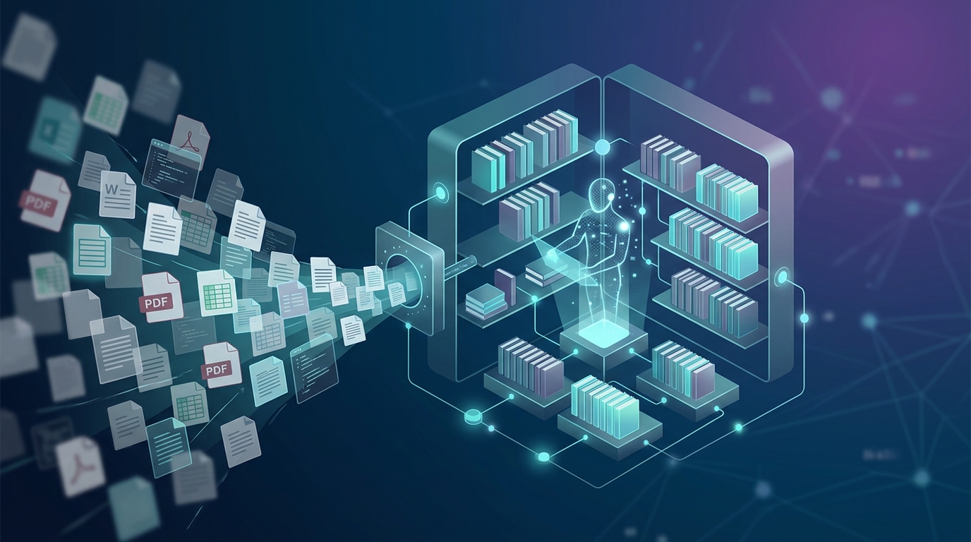 Secure RAG architecture — Solving AI Context Bloat: Building the Organization Librarian